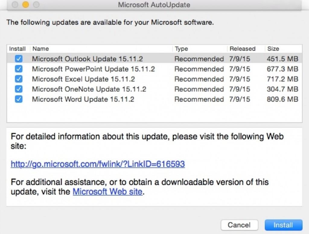 Microsoft outlook for mac
